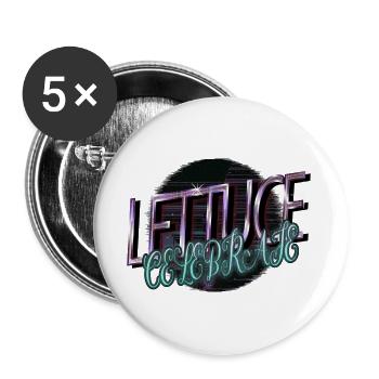 under the tree present idea funny sayings - Buttons large 2.2''/56 mm (5-pack) - white - Front