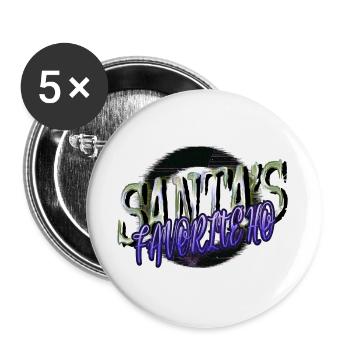 Bodybuilder Present Dinosaur Moon Dinosaurs Comic - Buttons large 2.2''/56 mm (5-pack) - white - Front