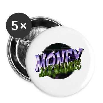 jokes may the fork be with you gift idea cool - Buttons large 2.2''/56 mm (5-pack) - white - Front