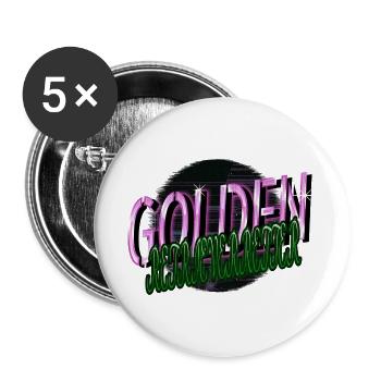 zitat hund pudel bluthund geburtstagsgeschenkidee - Buttons groß 56 mm (5er Pack) - Weiß - Vorne