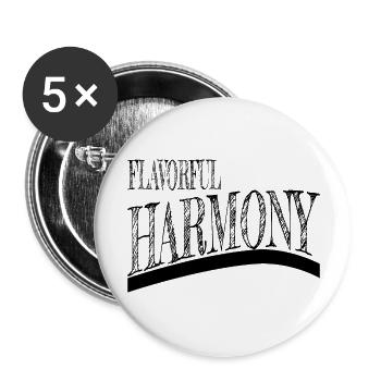 culinary exploration gourmet delight cool - Buttons groß 56 mm (5er Pack) - Weiß - Vorne