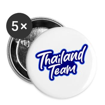 Thailand Team - Buttons large 2.2''/56 mm (5-pack) - white - Front