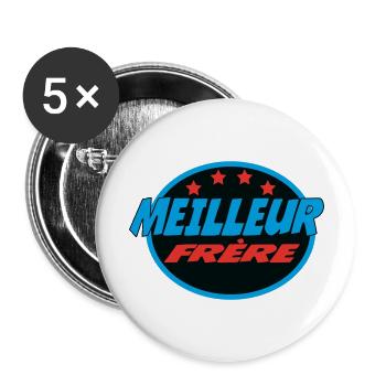 BEST BREST - Buttons large 2.2''/56 mm (5-pack) - white - Front