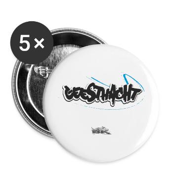 Geesthacht - Buttons groß 56 mm (5er Pack) - Weiß - Vorne