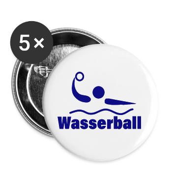 Water polo - Buttons large 2.2''/56 mm (5-pack) - white - Front