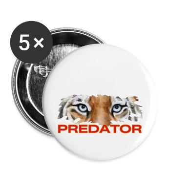 Apex Predator - Tiger Face Tee - Buttons large 2.2''/56 mm (5-pack) - white - Front