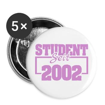 2002 - Buttons groß 56 mm (5er Pack) - Weiß - Vorne