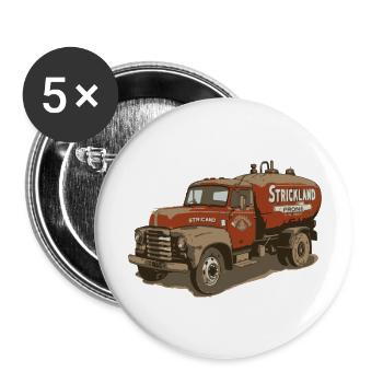 Strickland Propane 1997 - Buttons large 2.2''/56 mm (5-pack) - white - Front