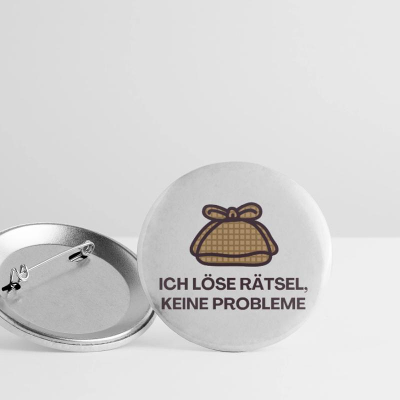 I solve puzzles, no problems Buttons large 2.2''/56 mm (5-pack)