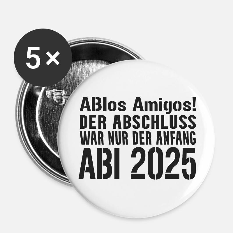 ABI - Abios Amigos - Buttons large 2.2''/56 mm (5-pack) - white