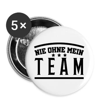 mein_team - Buttons large 2.2''/56 mm (5-pack) - white - Front