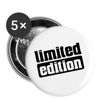 limited_edition - Lot de 5 grands badges (56 mm) - blanc - Devant