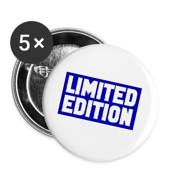 Limitierte Sternedition Druck - Buttons groß 56 mm (5er Pack) - Weiß - Vorne