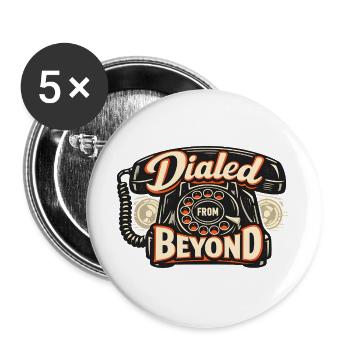Dialed From Beyond Telefon - Buttons groß 56 mm (5er Pack) - Weiß - Vorne