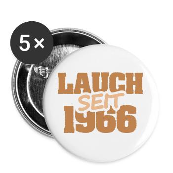 Geschenk für Entwurf - Buttons groß 56 mm (5er Pack) - Weiß - Vorne