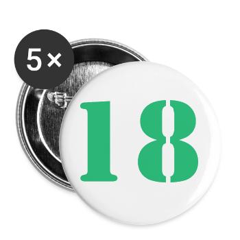 18 - Buttons groß 56 mm (5er Pack) - Weiß - Vorne
