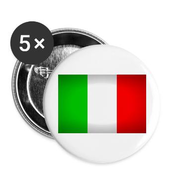 italien - Buttons large 2.2''/56 mm (5-pack) - white - Front