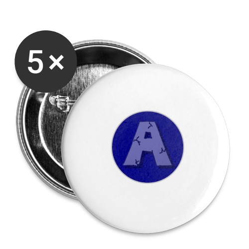 A-T-Shirt - Buttons groß 56 mm (5er Pack)
