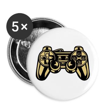 Gaming - Buttons groß 56 mm (5er Pack) - Weiß - Vorne