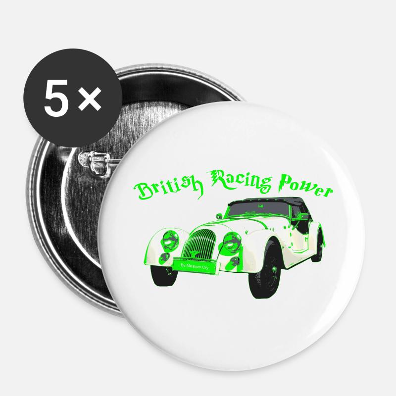 morgan - Buttons large 2.2''/56 mm (5-pack) - white