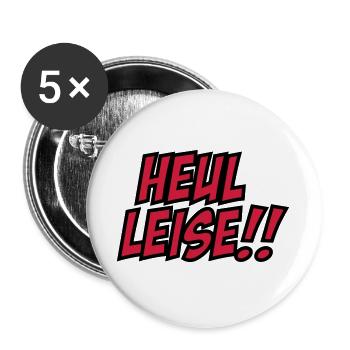 2541614 15941876 heulleise3 - Buttons groß 56 mm (5er Pack) - Weiß - Vorne