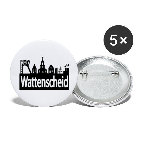 Skyline Wattenscheid - Buttons groß 56 mm (5er Pack)