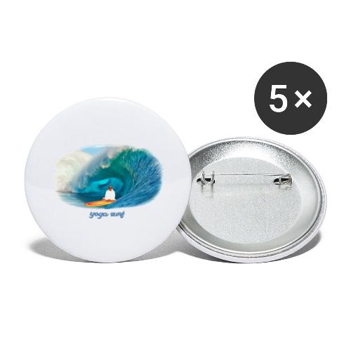 Yoga surf - Stora knappar 56 mm (5-pack)