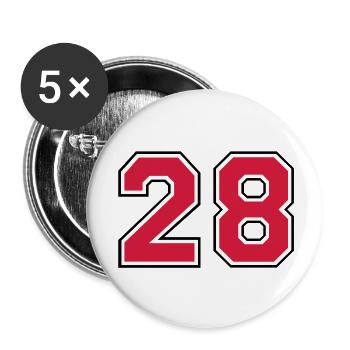 28__f2 - Buttons large 2.2''/56 mm (5-pack) - white - Front