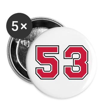 53__f2 - Buttons groß 56 mm (5er Pack) - Weiß - Vorne