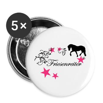 Fries tab - Buttons large 2.2''/56 mm (5-pack) - white - Front