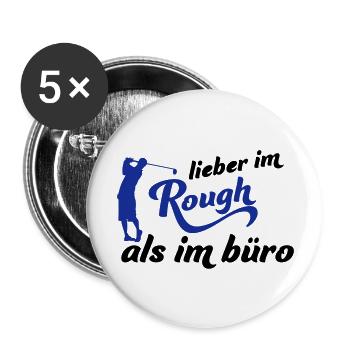 golf - Buttons groß 56 mm (5er Pack) - Weiß - Vorne