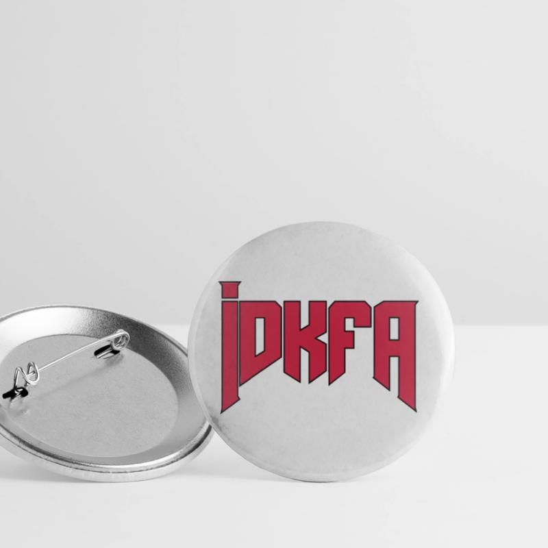 Doom Cheat-Code "idkfa" Buttons groß 56 mm (5er Pack)