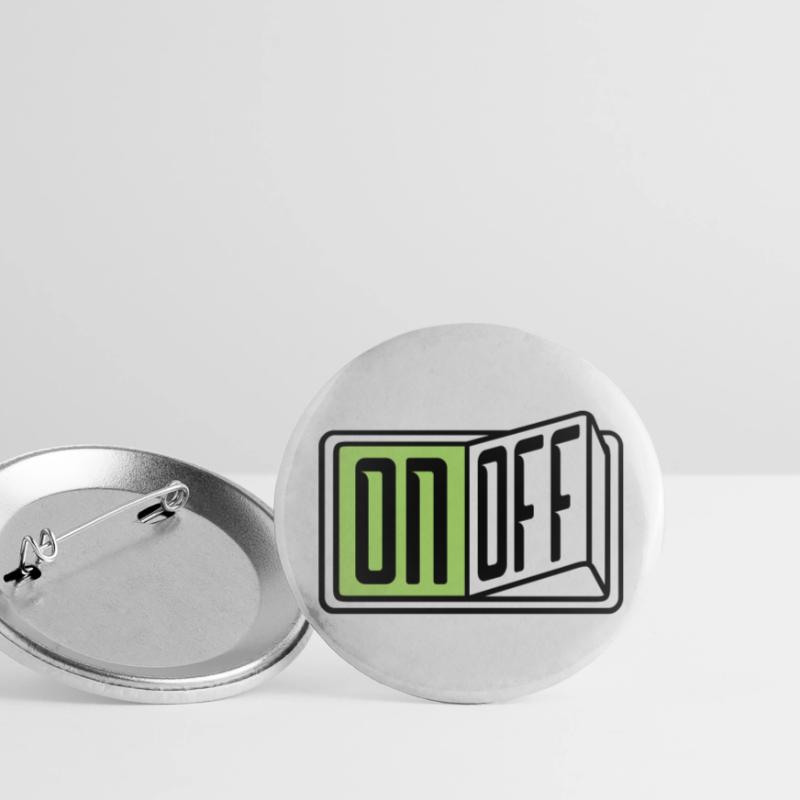 on off switch button button turn off Buttons large 2.2''/56 mm (5-pack)