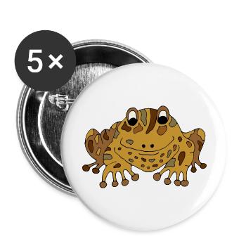 Frog - Buttons large 2.2''/56 mm (5-pack) - white - Front