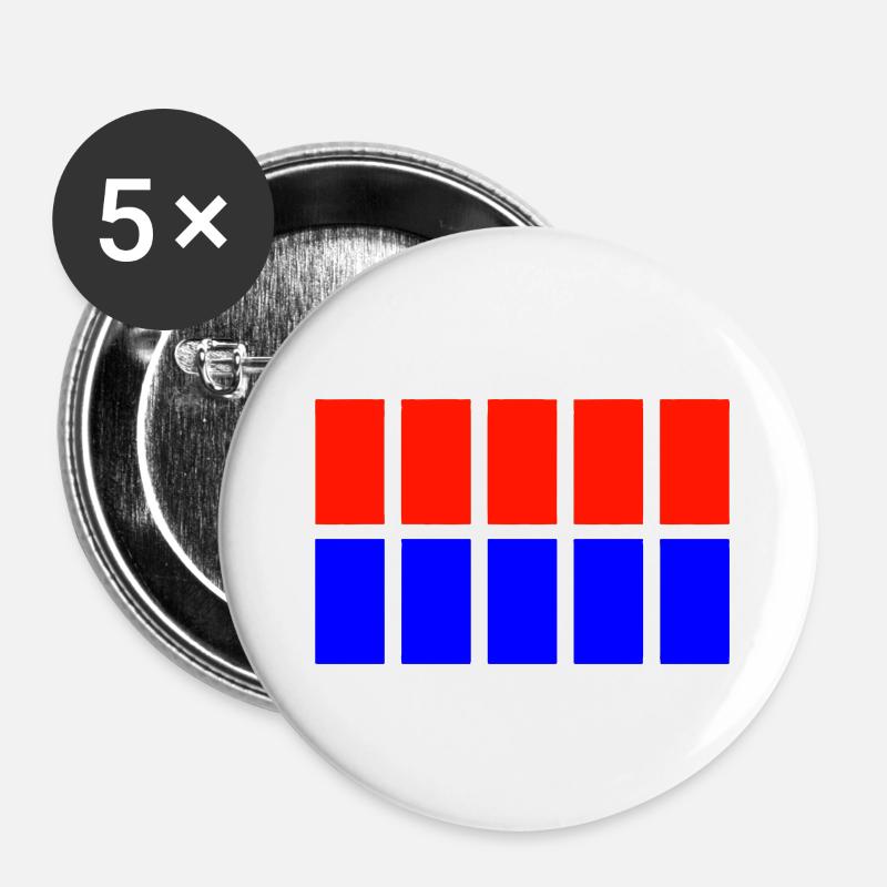Imperial Officer - Buttons large 2.2''/56 mm (5-pack) - white
