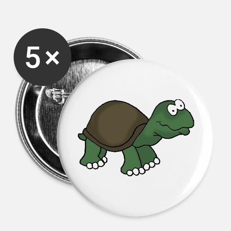 Turtle 1 - Buttons large 2.2''/56 mm (5-pack) - white