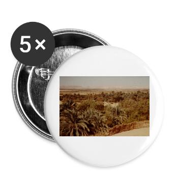 A Tree And Good Sky - Buttons groß 56 mm (5er Pack) - Weiß - Vorne