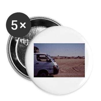 A Car - Buttons groß 56 mm (5er Pack) - Weiß - Vorne