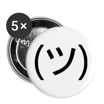 Yeah, really? - Buttons groß 56 mm (5er Pack) - Weiß - Vorne