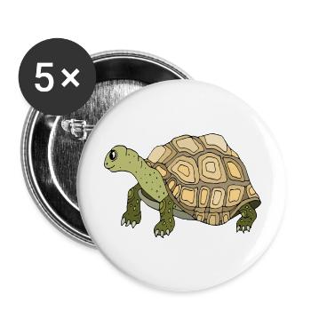 Tortoise - Buttons large 2.2''/56 mm (5-pack) - white - Front