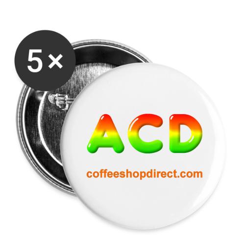 Big ACD Logo - Buttons large 2.2''/56 mm (5-pack)