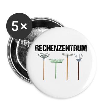 Rechenzentrum Gärtner Natur Landschaftsgärtner - Buttons groß 56 mm (5er Pack) - Weiß - Vorne