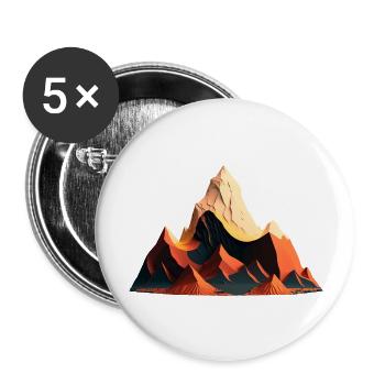 SURREAL - Buttons groß 56 mm (5er Pack) - Weiß - Vorne