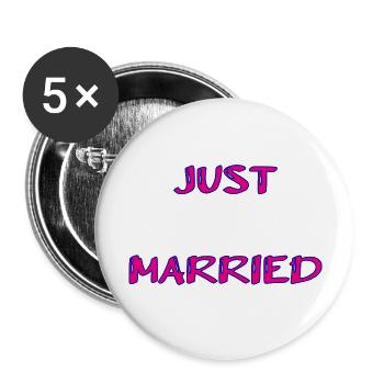 SAINT VALENTINE. bachelorette party. I LOVE YOU. I LOVE YOU. LOVE - Buttons large 2.2''/56 mm (5-pack) - white - Front