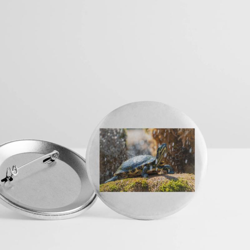 Trachemys scripta scripta scripta Lot de 5 grands badges (56 mm)