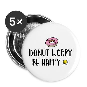 funny sayings for connoisseurs - Buttons large 2.2''/56 mm (5-pack) - white - Front
