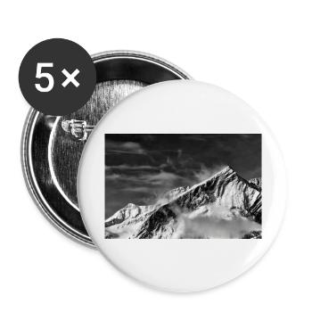 Alpspitze - Buttons large 2.2''/56 mm (5-pack) - white - Front