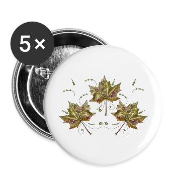 Liste - Buttons groß 56 mm (5er Pack) - Weiß - Vorne