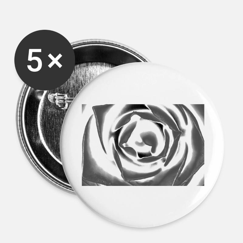 Flower, A731144 1 - Buttons large 2.2''/56 mm (5-pack) - white