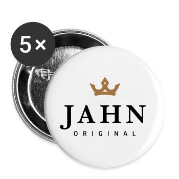 Jahn - Buttons groß 56 mm (5er Pack) - Weiß - Vorne